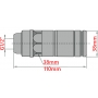 SZYBKOZŁĄCZE AUTOMATYCZNE GNIAZDO 1/2'' GP-3CFPV